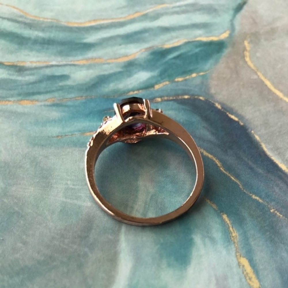 ROSE GOLD W/ AMETRINE Two/Tone COLOR RING - Picture 8 of 8